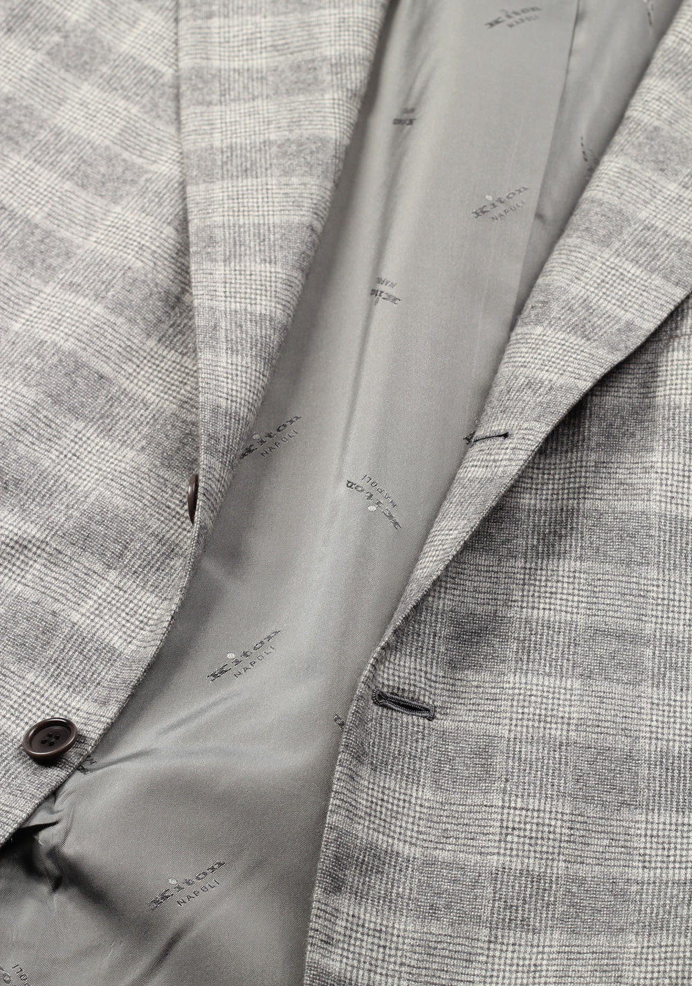 Kiton Suit Size 54 / 44R U.S. 100% Cashmere