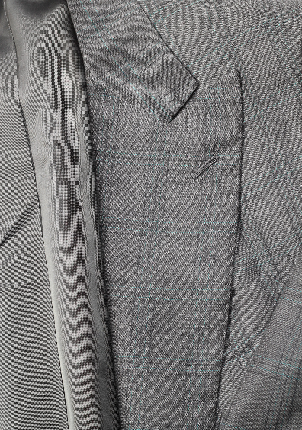Kiton Suit Size 48 / 38R U.S. 100% Cashmere Double Breasted