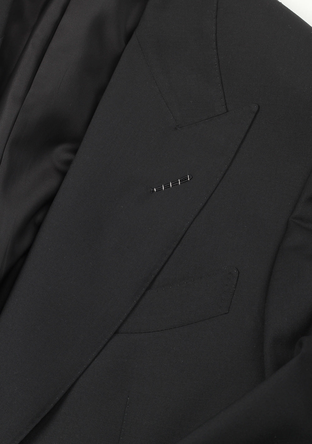 TOM FORD Suit Size 44C / 34S U.S. Black Wool
