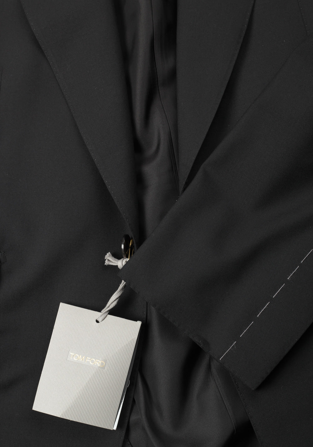 TOM FORD Suit Size 54L / 44L U.S. Black Wool