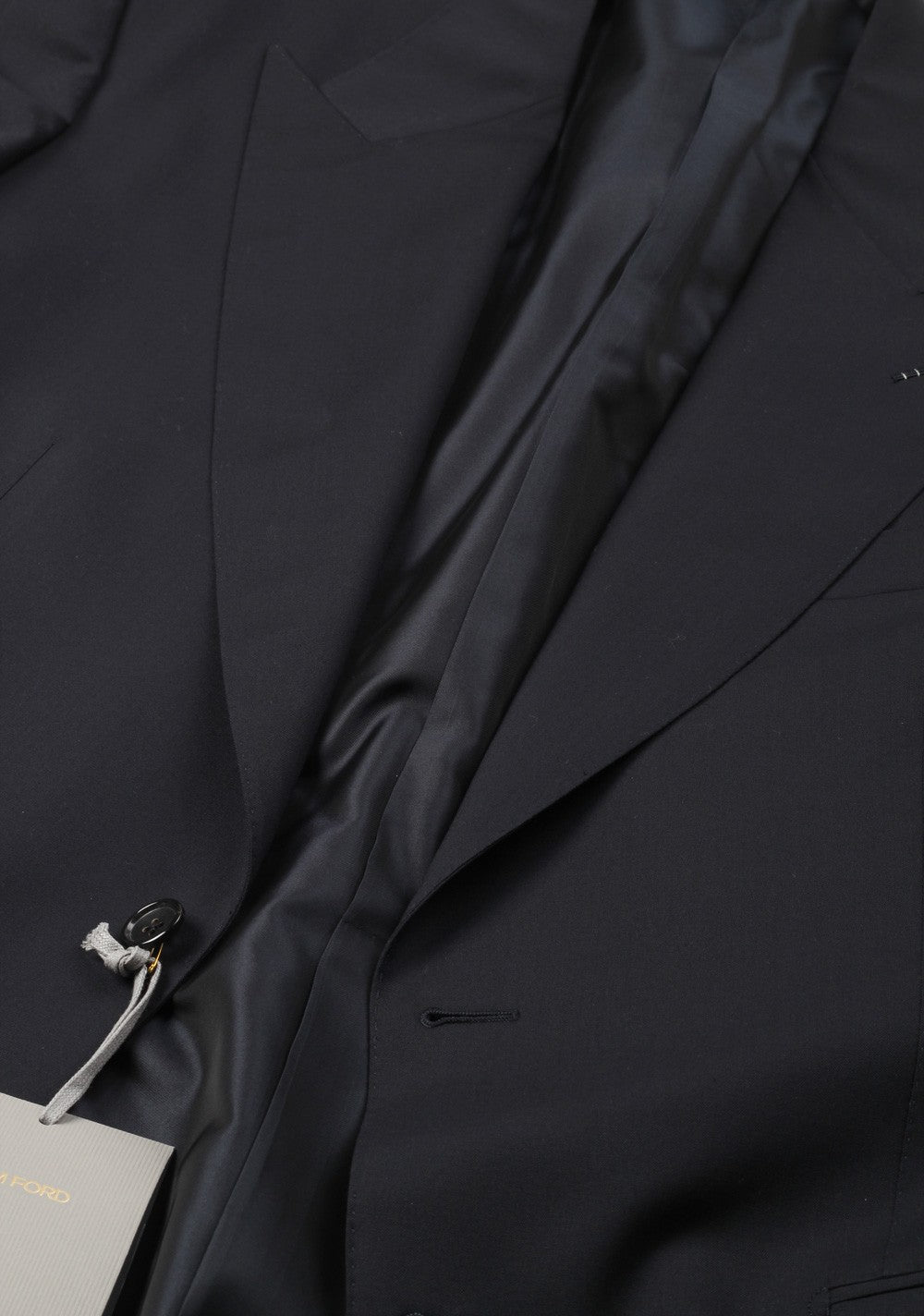 TOM FORD Suit Size 46 / 36 C U.S. Navy Wool