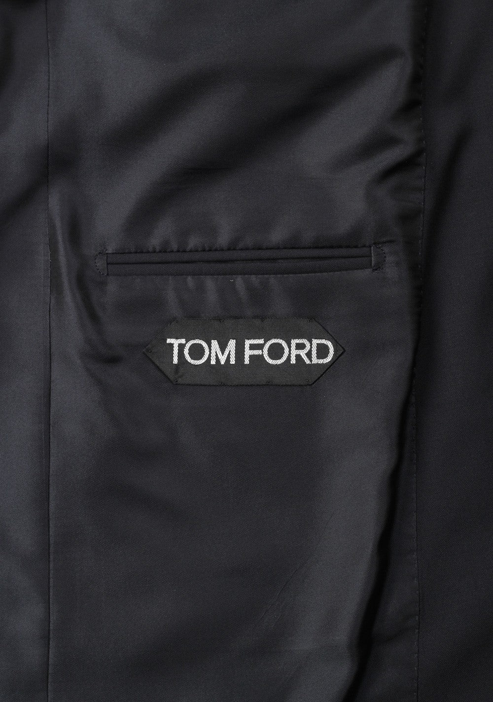 TOM FORD Suit Size 46 / 36 C U.S. Navy Wool