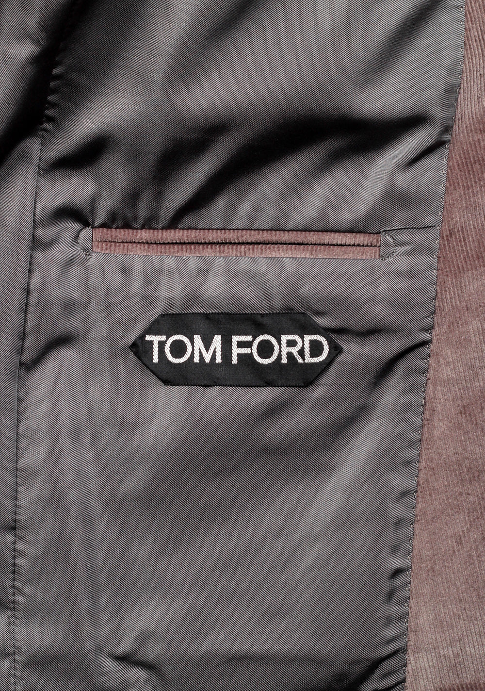 TOM FORD Sport Coat Size 48 / 38R U.S. Cotton Brownish Gray Fit Z