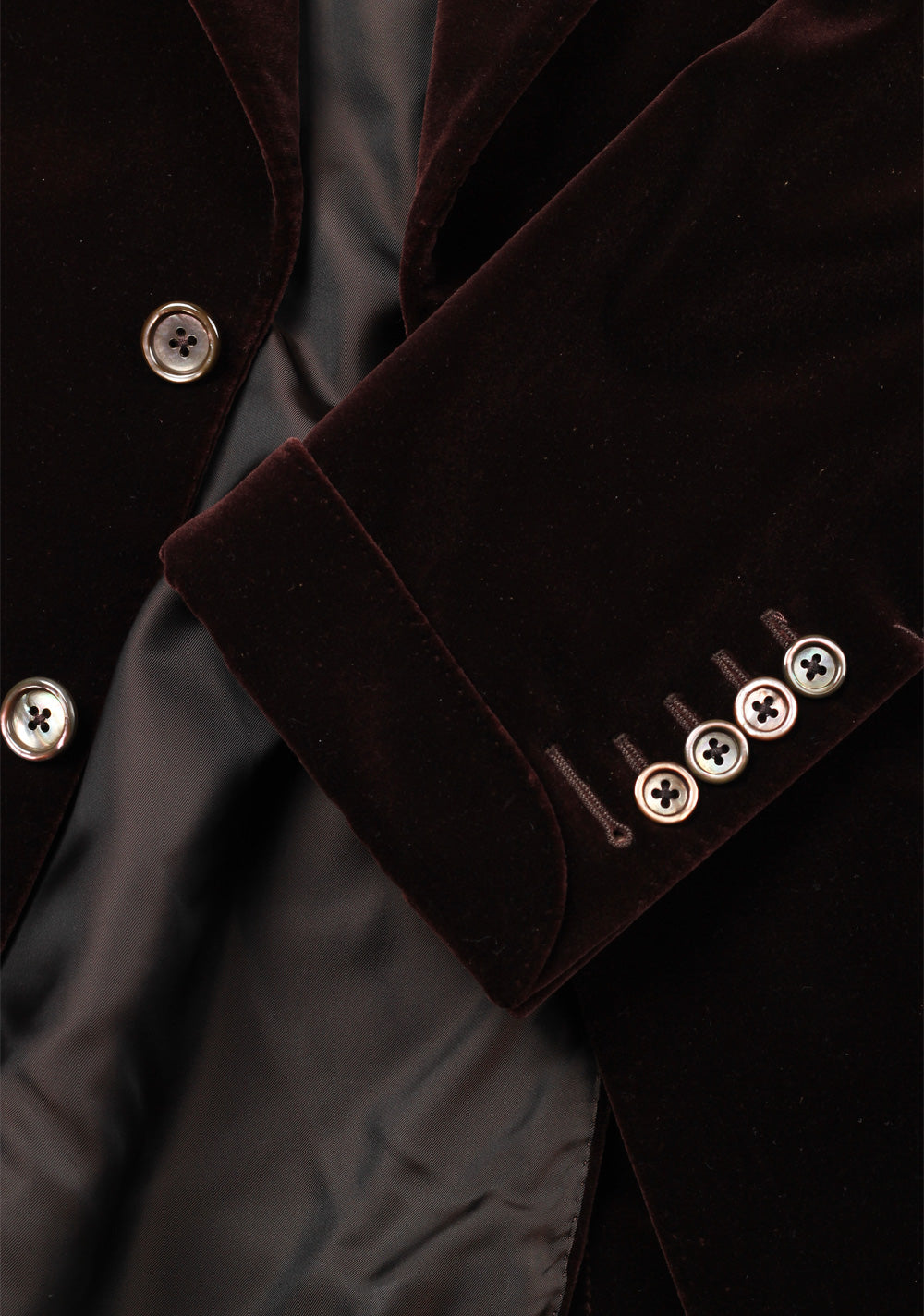 TOM FORD Alexander Burgundy Sport Coat Velvet Tuxedo Dinner Jacket Size 48 / 38R U.S. Fit Z