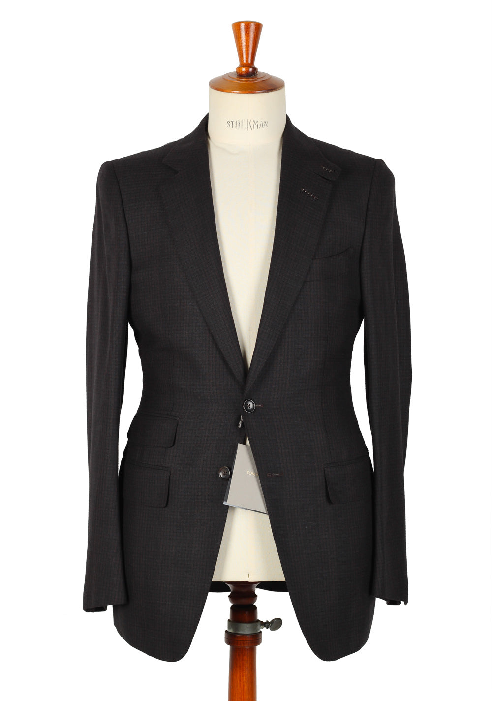 TOM FORD Brown Sport Coat Size 48 / 38R U.S. Fit W