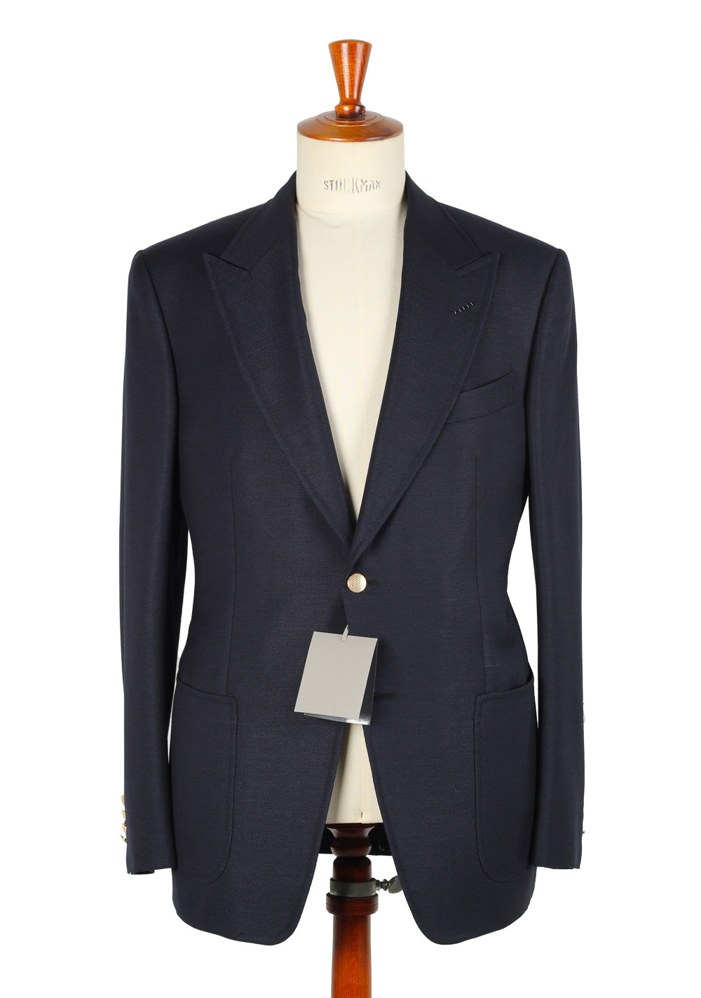 TOM FORD Blue Sport Coat Size 52L / 42L U.S. Fit D