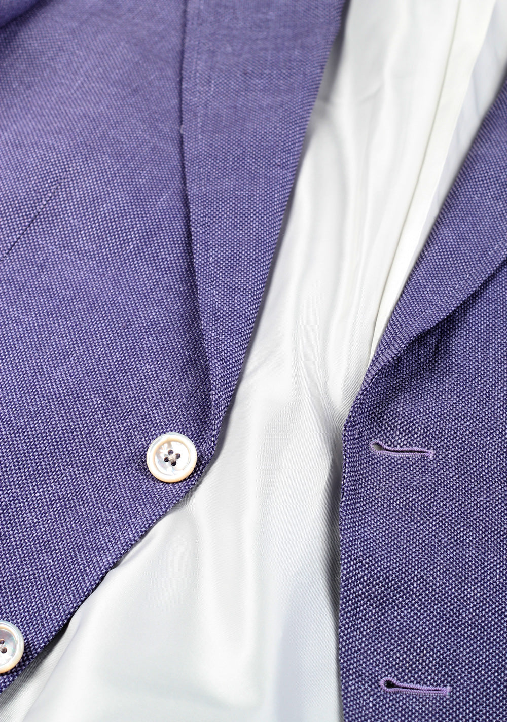 TOM FORD Lilac Suit Size 48 / 38R U.S. Linen Wool Silk Fit S