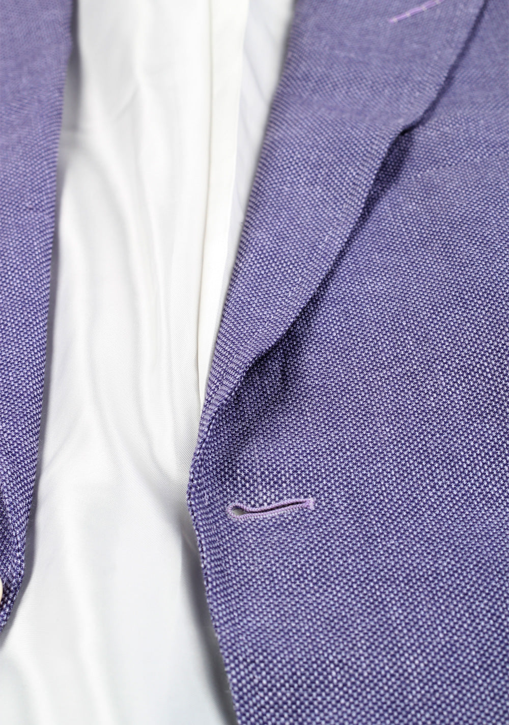 TOM FORD Lilac Suit Size 48 / 38R U.S. Linen Wool Silk Fit S