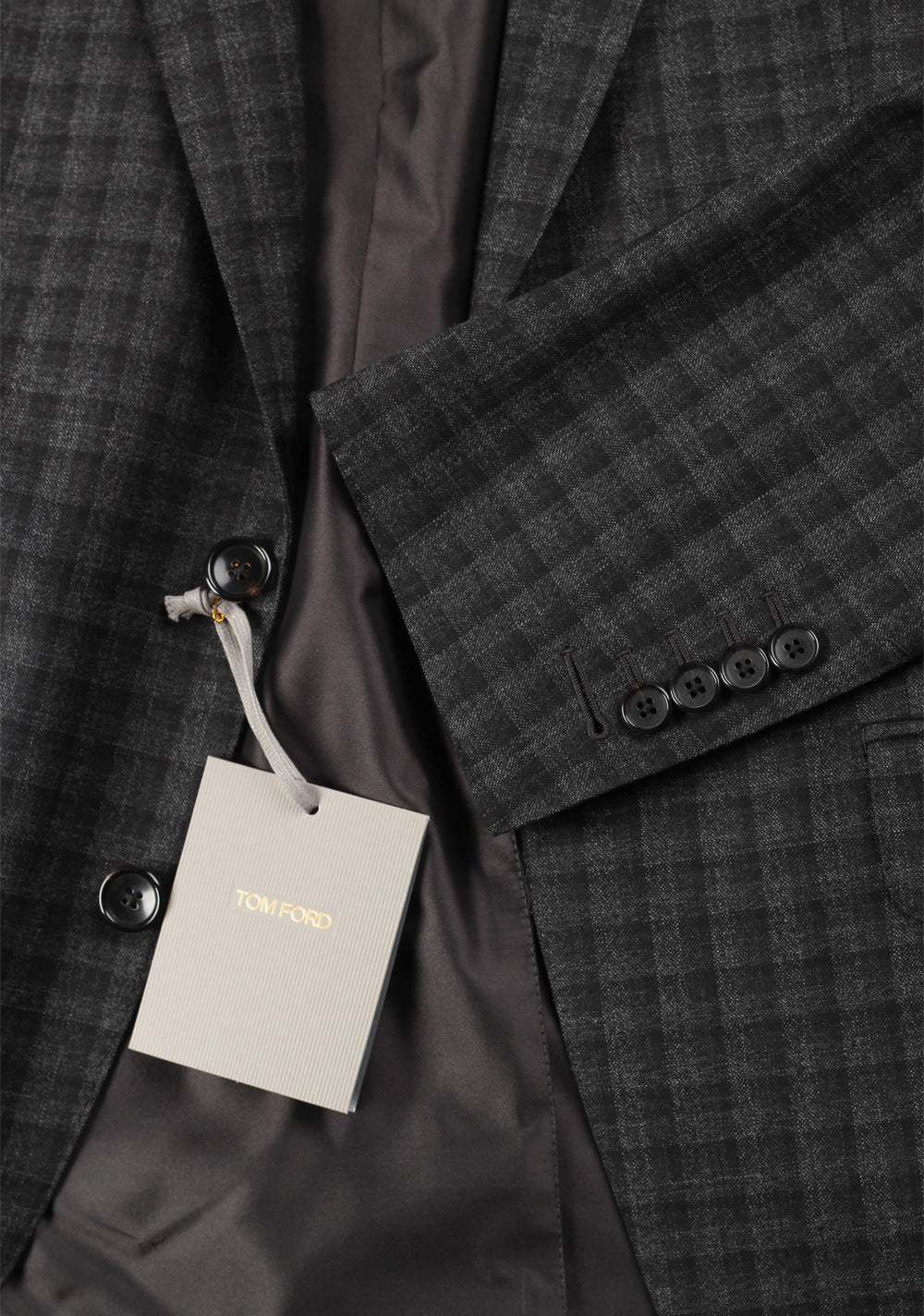 TOM FORD O’Connor Gray Sport Coat Size 48 / 38R U.S. Wool Fit S