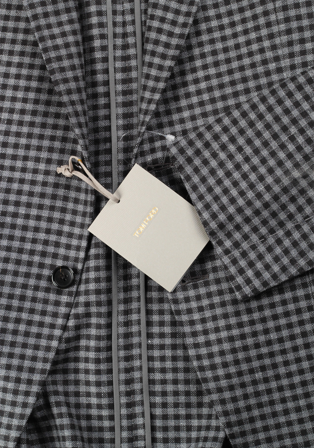 TOM FORD O’Connor Gray Sport Coat Size 50 / 40R U.S. Silk Wool Linen Fit Y