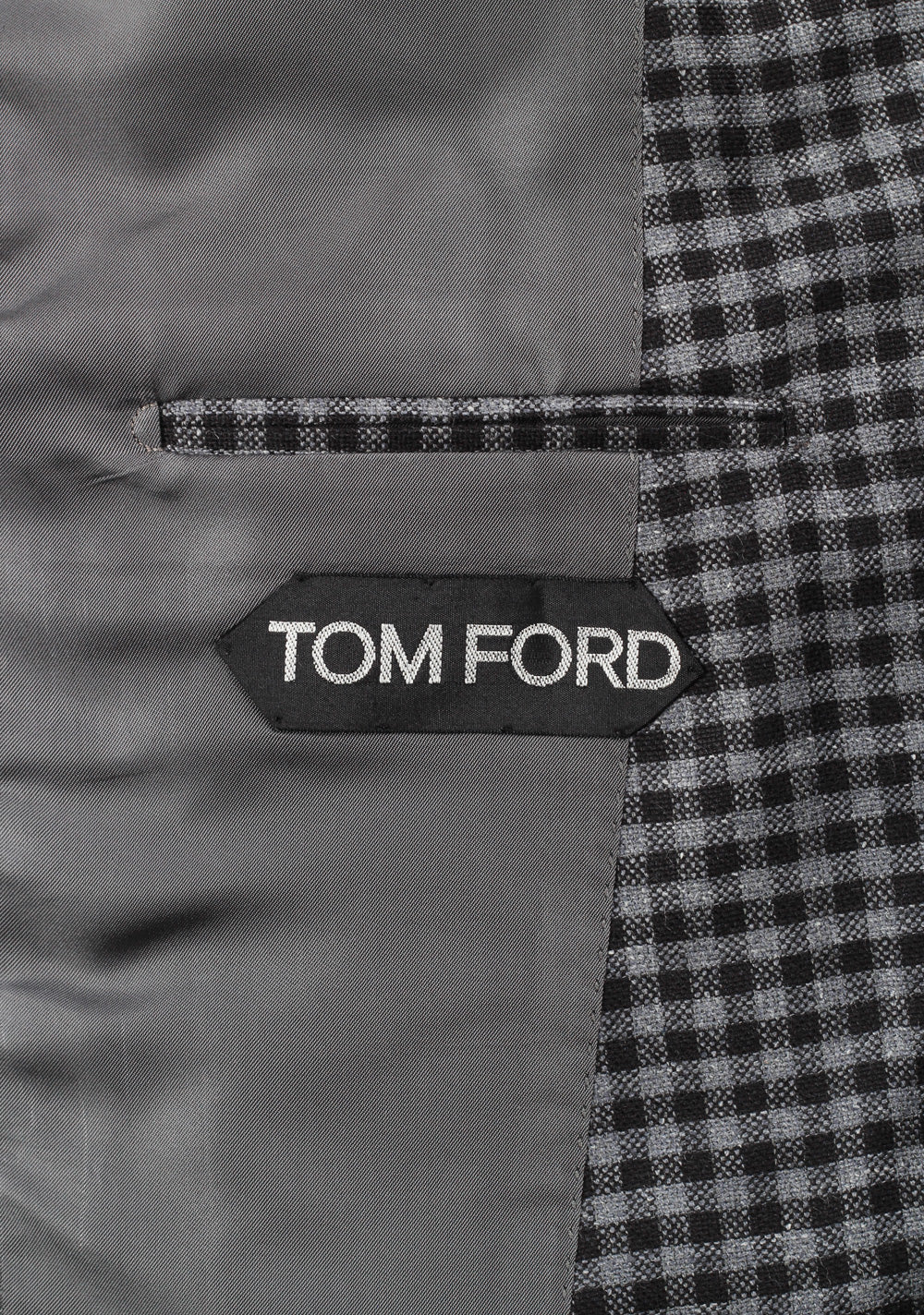 TOM FORD O’Connor Gray Sport Coat Size 50 / 40R U.S. Silk Wool Linen Fit Y
