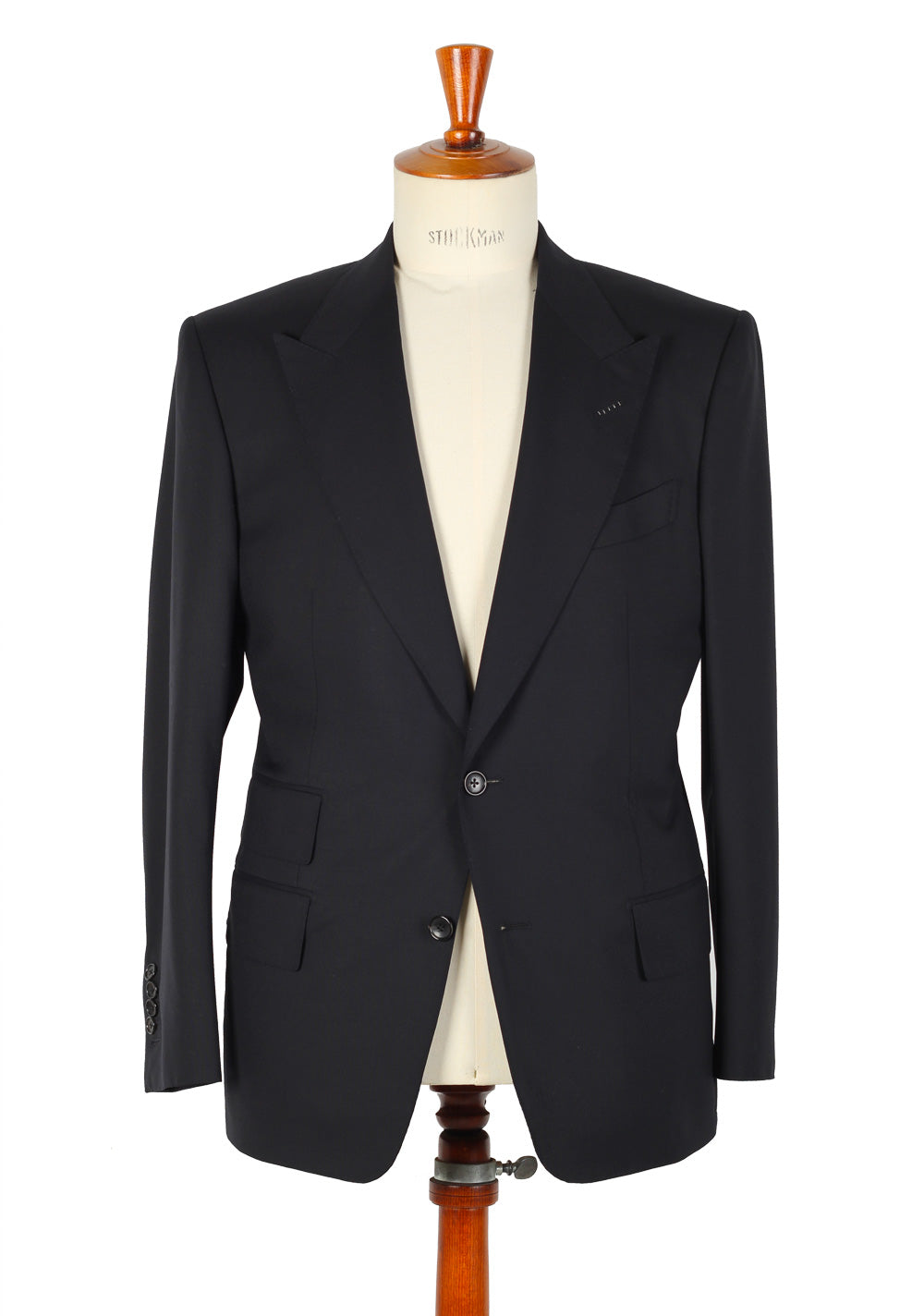 TOM FORD Windsor Black Sport Coat Size 50L / 40L U.S. Wool Base A