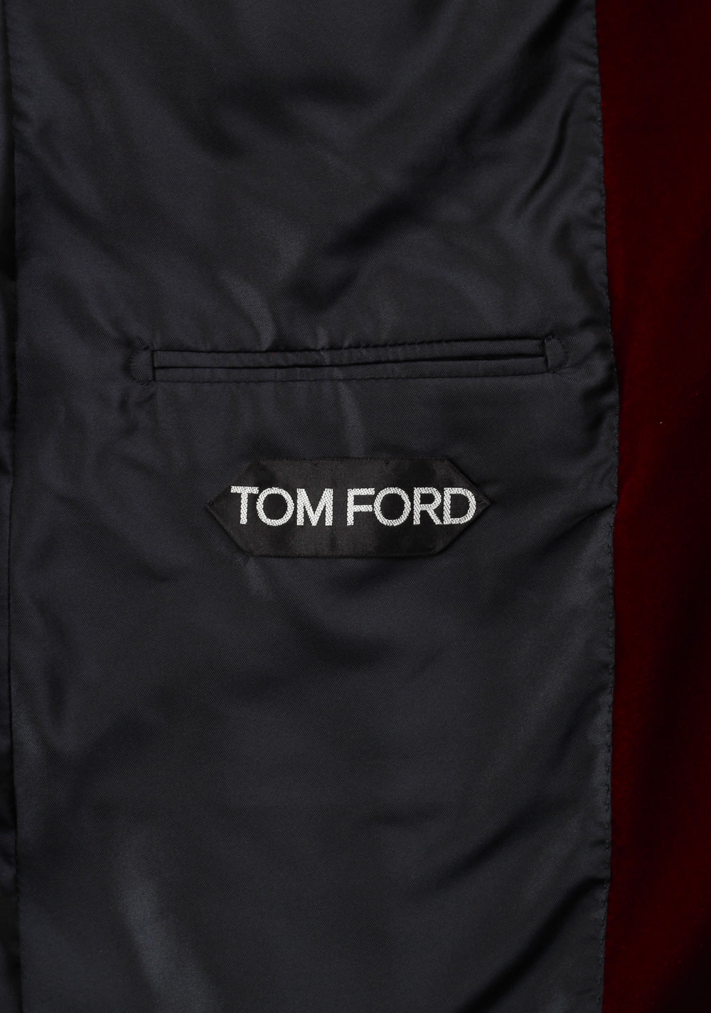 TOM FORD Burgundy Sport Coat Tuxedo Dinner Jacket Size 52 / 42R U.S. Fit A