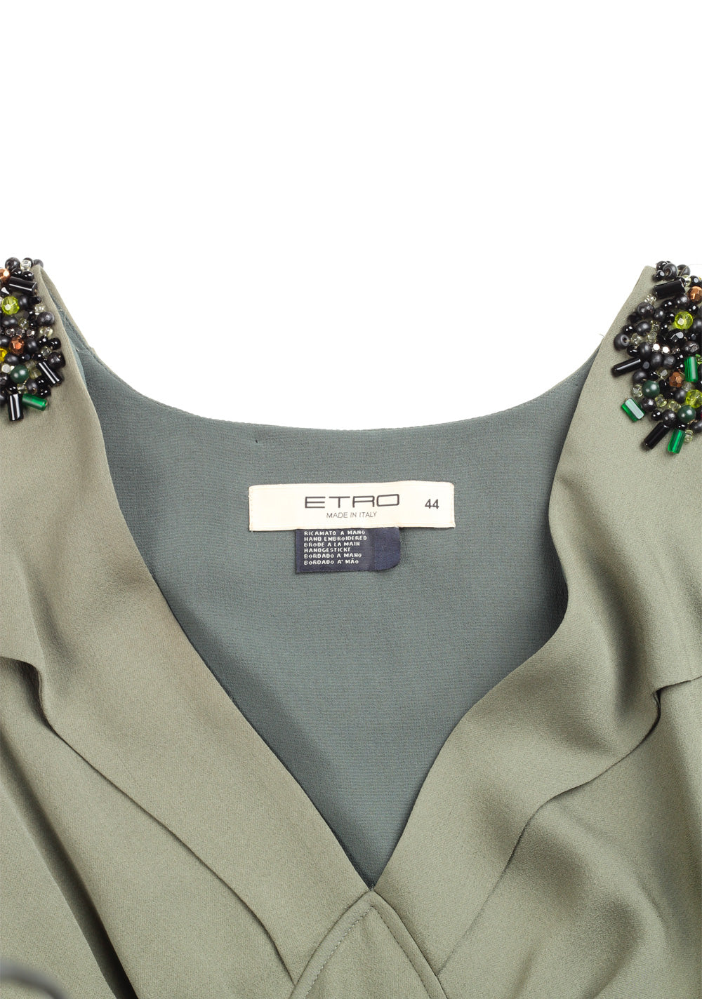 $2.400 Etro Silk Dress Size 44 IT / 8 U.S.