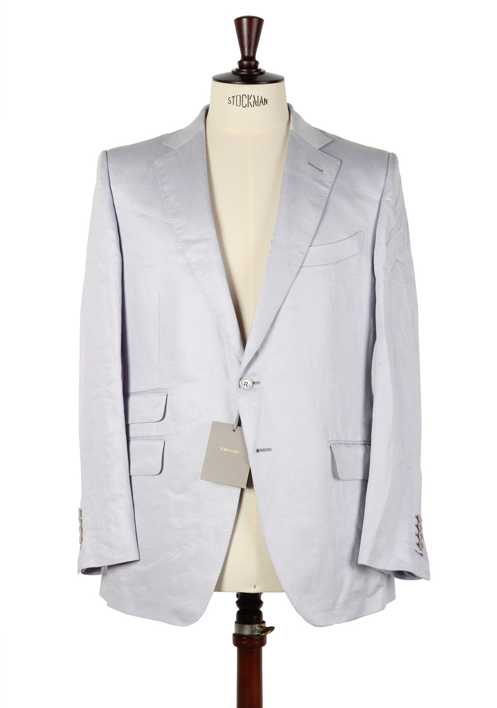 TOM FORD Suit Size 56 / 46R U.S. Linen Fit Y