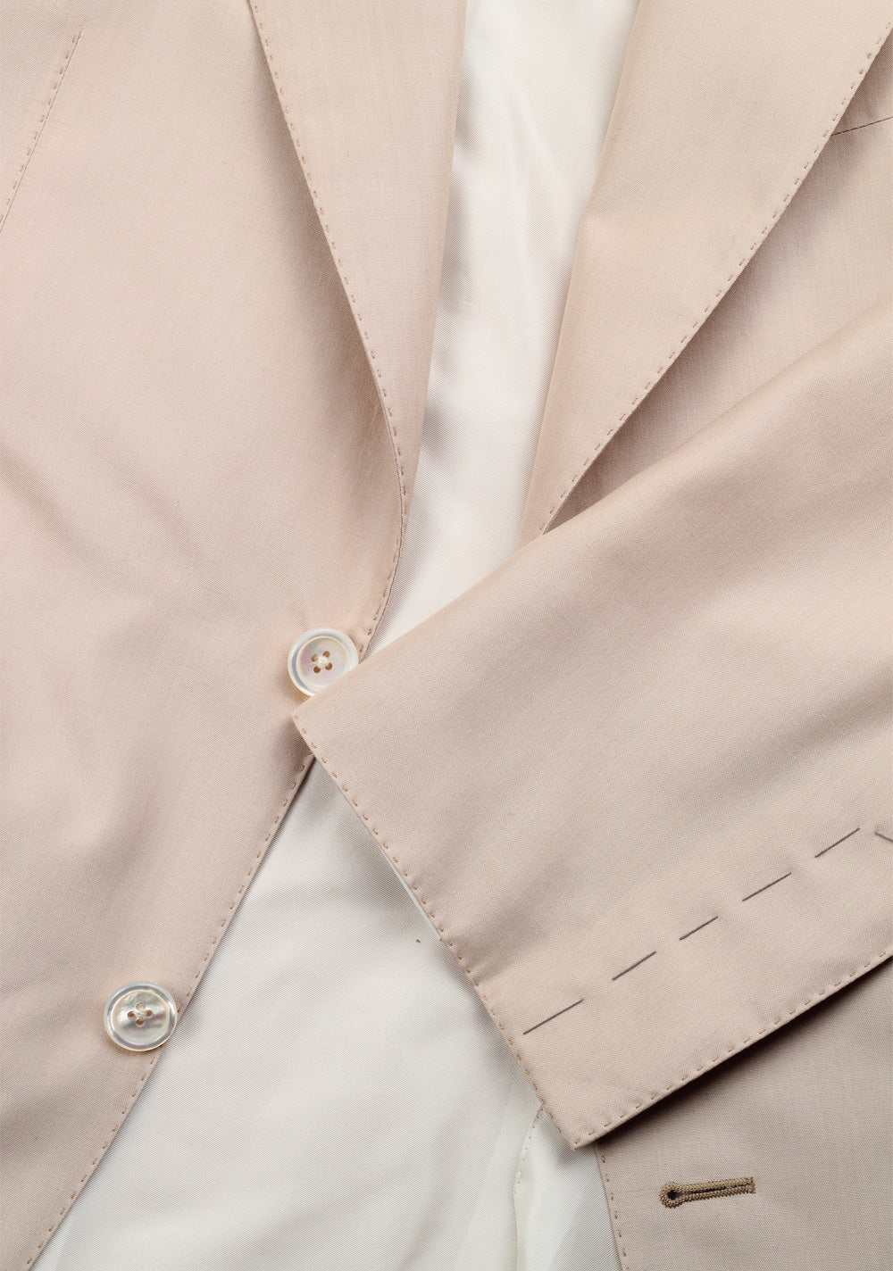 TOM FORD Windsor Beige Sport Coat Size 48 / 38R U.S. 100% Silk Fit A