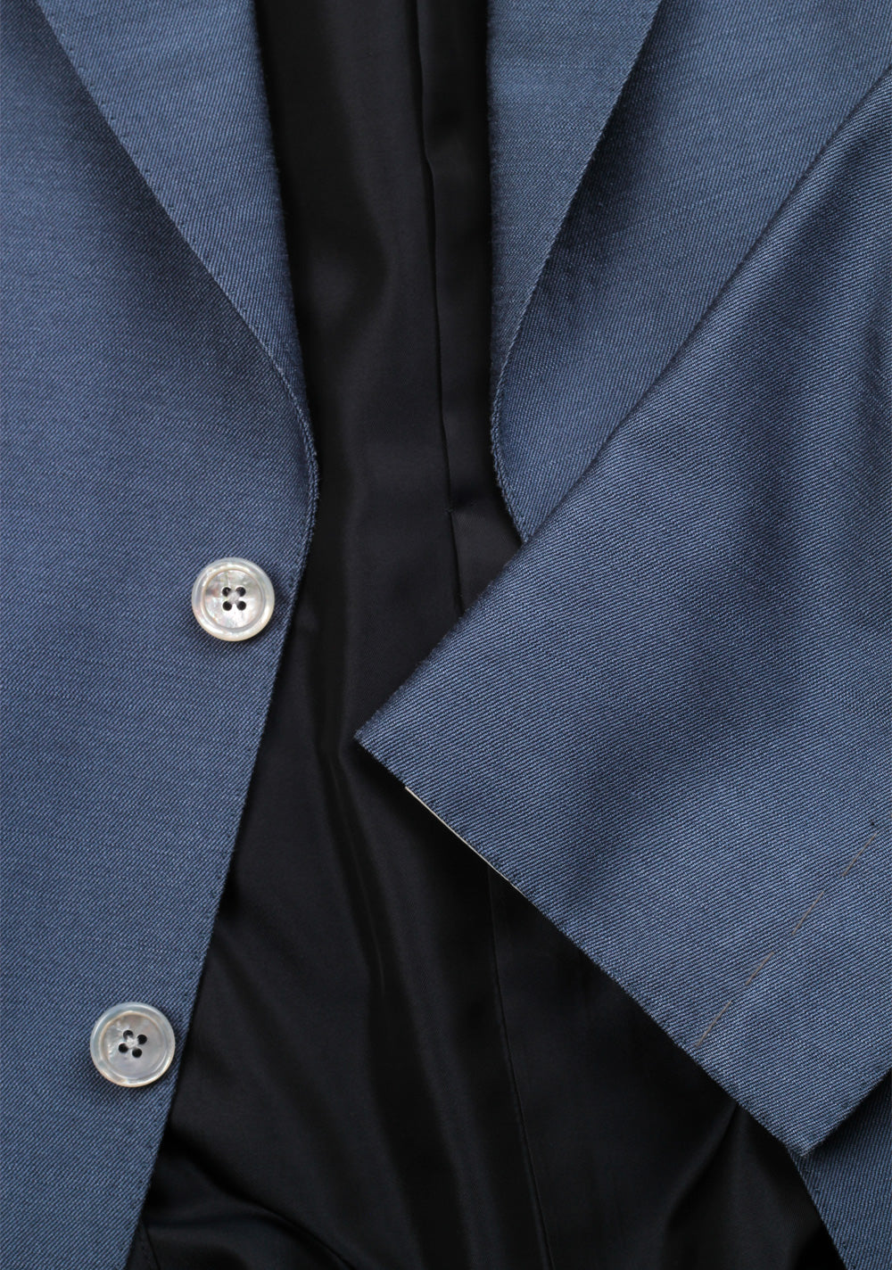 TOM FORD Grayish Blue Suit Size 48 / 38R U.S. 100% Silk Fit A