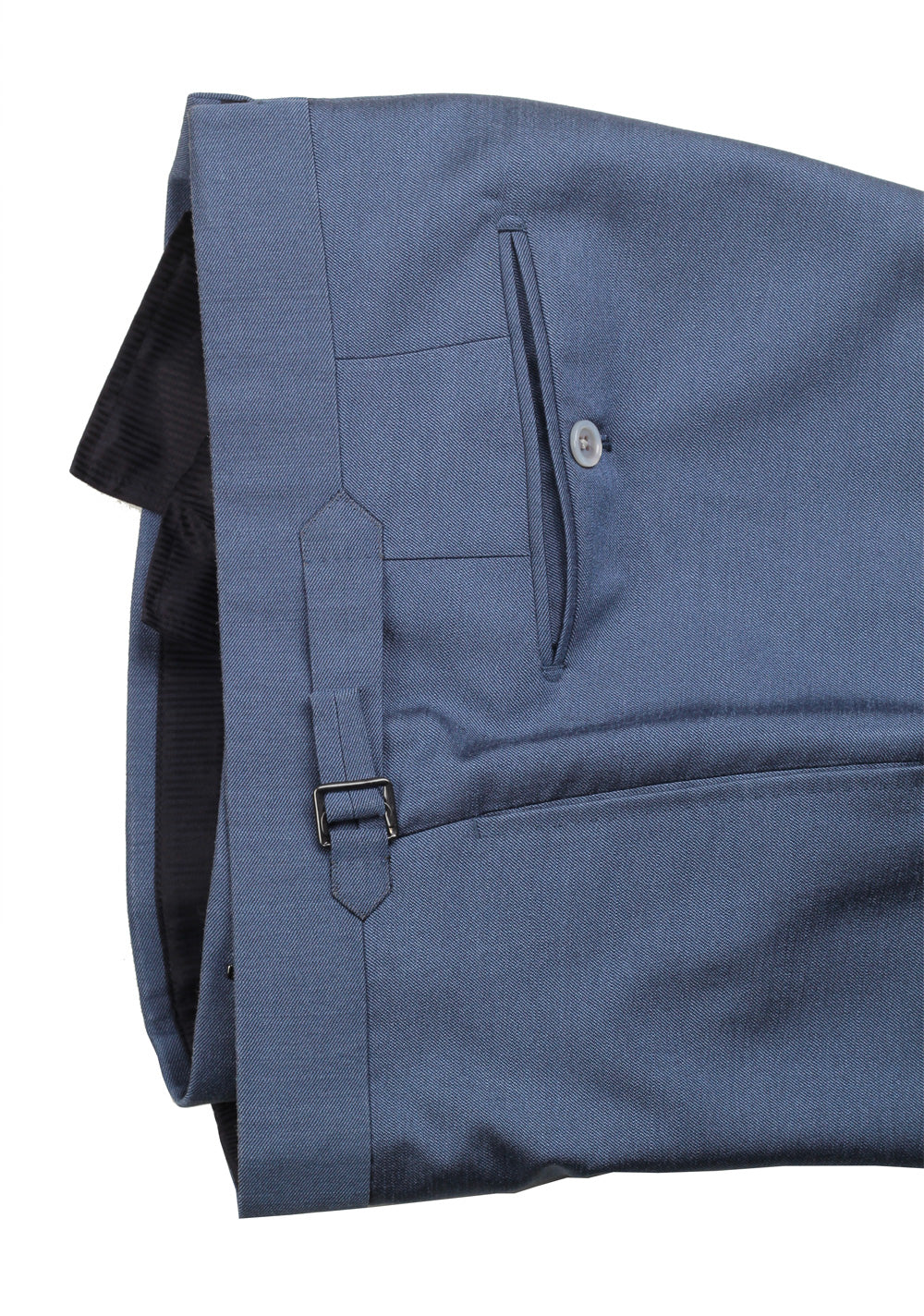 TOM FORD Grayish Blue Suit Size 48 / 38R U.S. 100% Silk Fit A