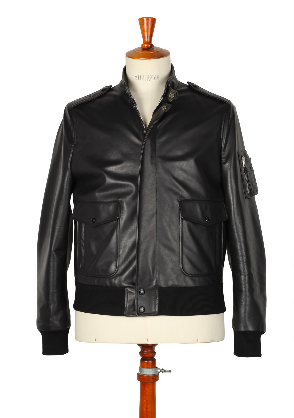 TOM FORD Leather Biker Jacket Coat Size 50 / 40R U.S. Outerwear