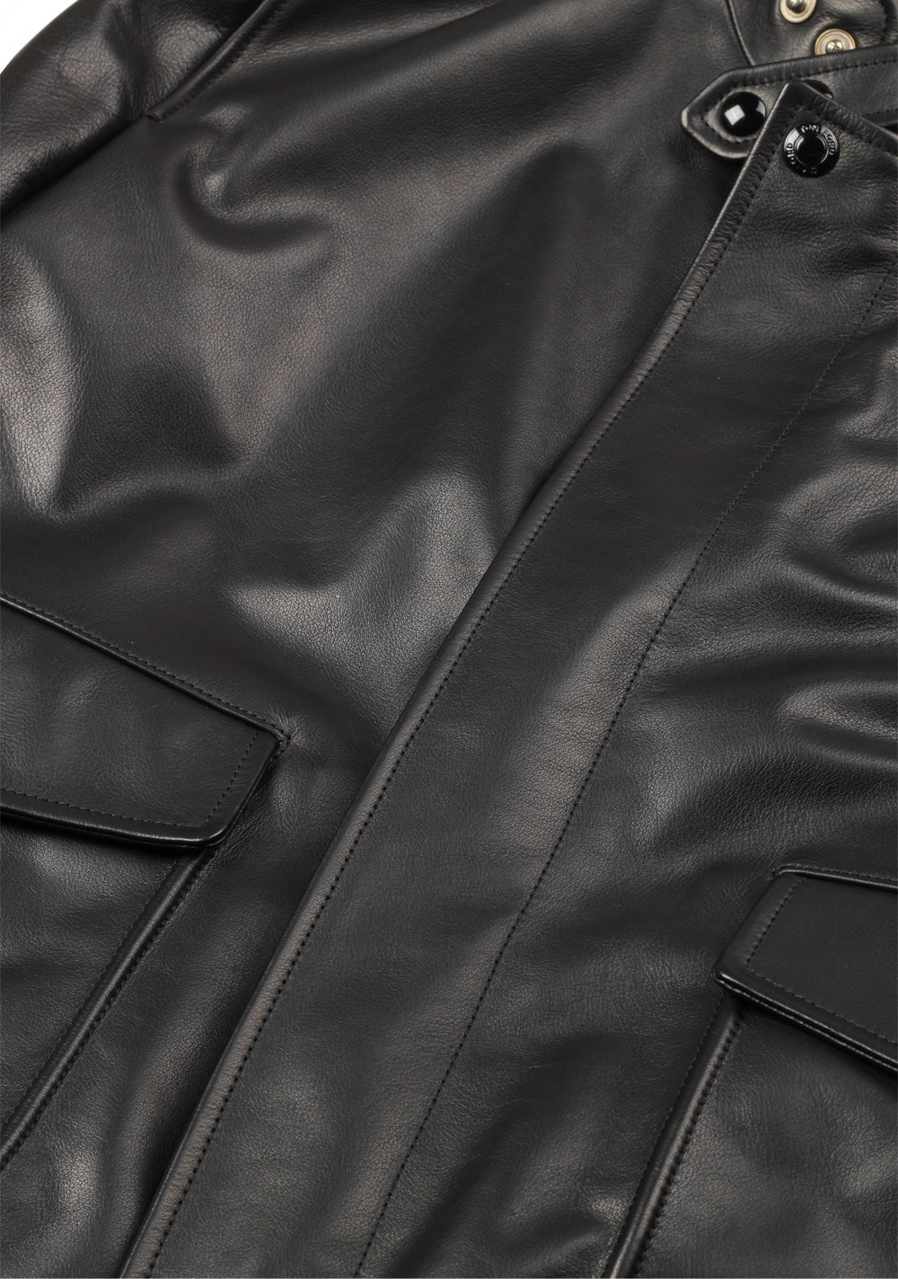 TOM FORD Leather Biker Jacket Coat Size 50 / 40R U.S. Outerwear