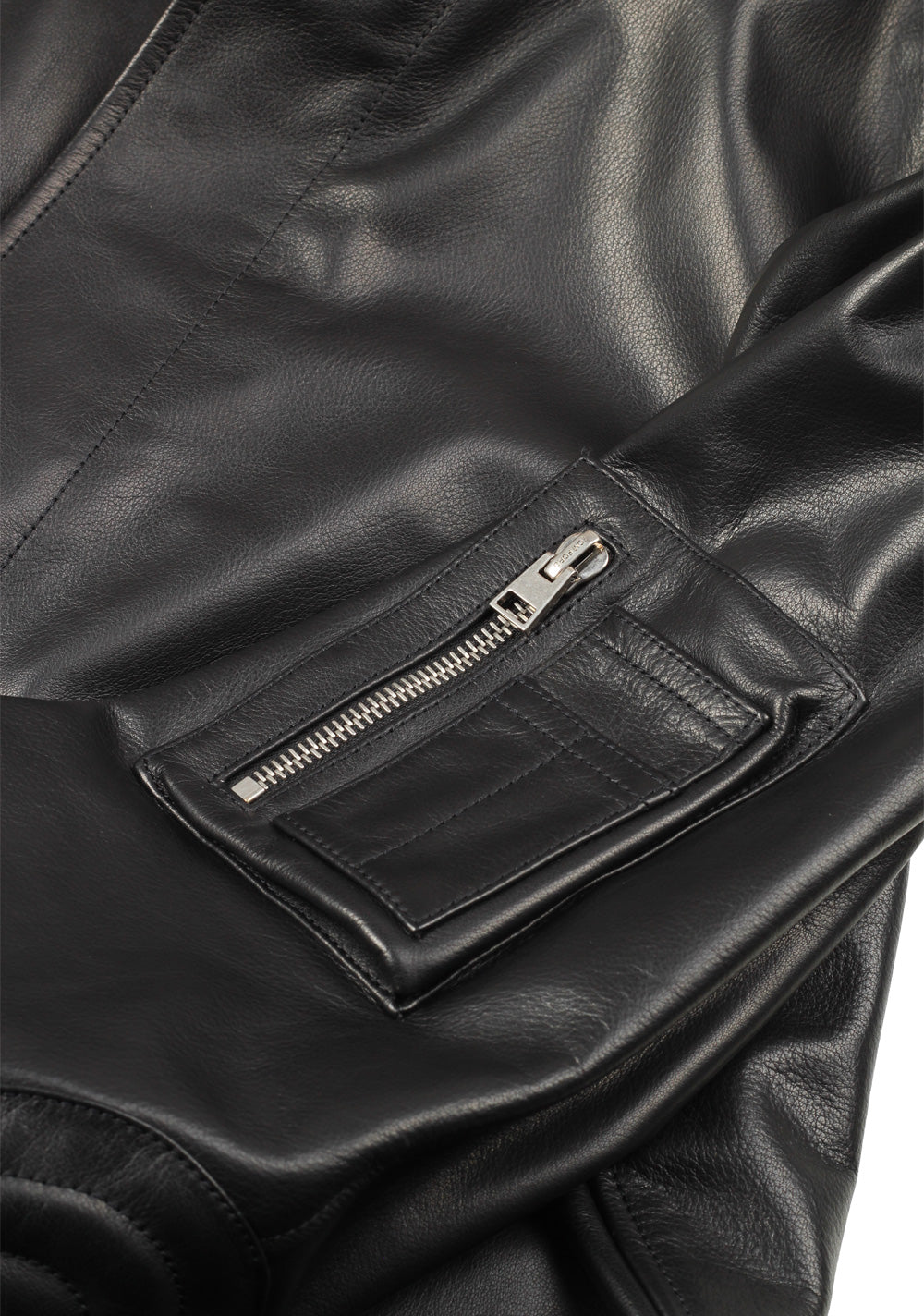 TOM FORD Leather Biker Jacket Coat Size 50 / 40R U.S. Outerwear