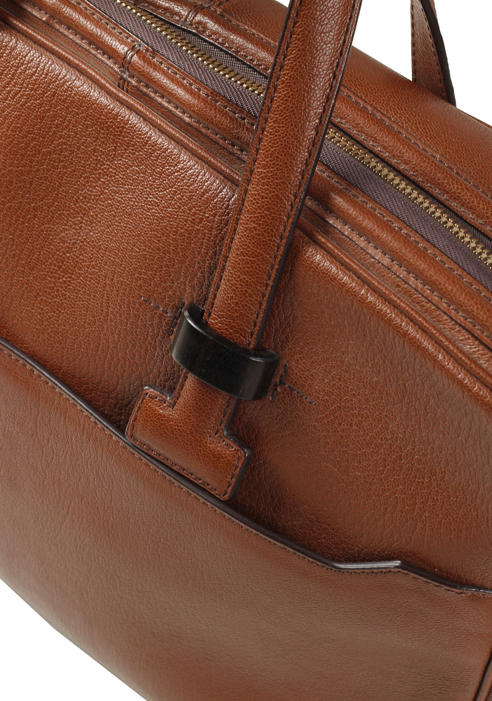 TOM FORD Zip Briefcase Bag Brown