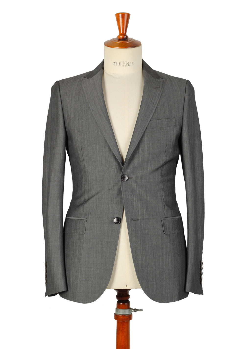 Gucci Gray Suit Size 46 / 36R U.S. Wool Mohair