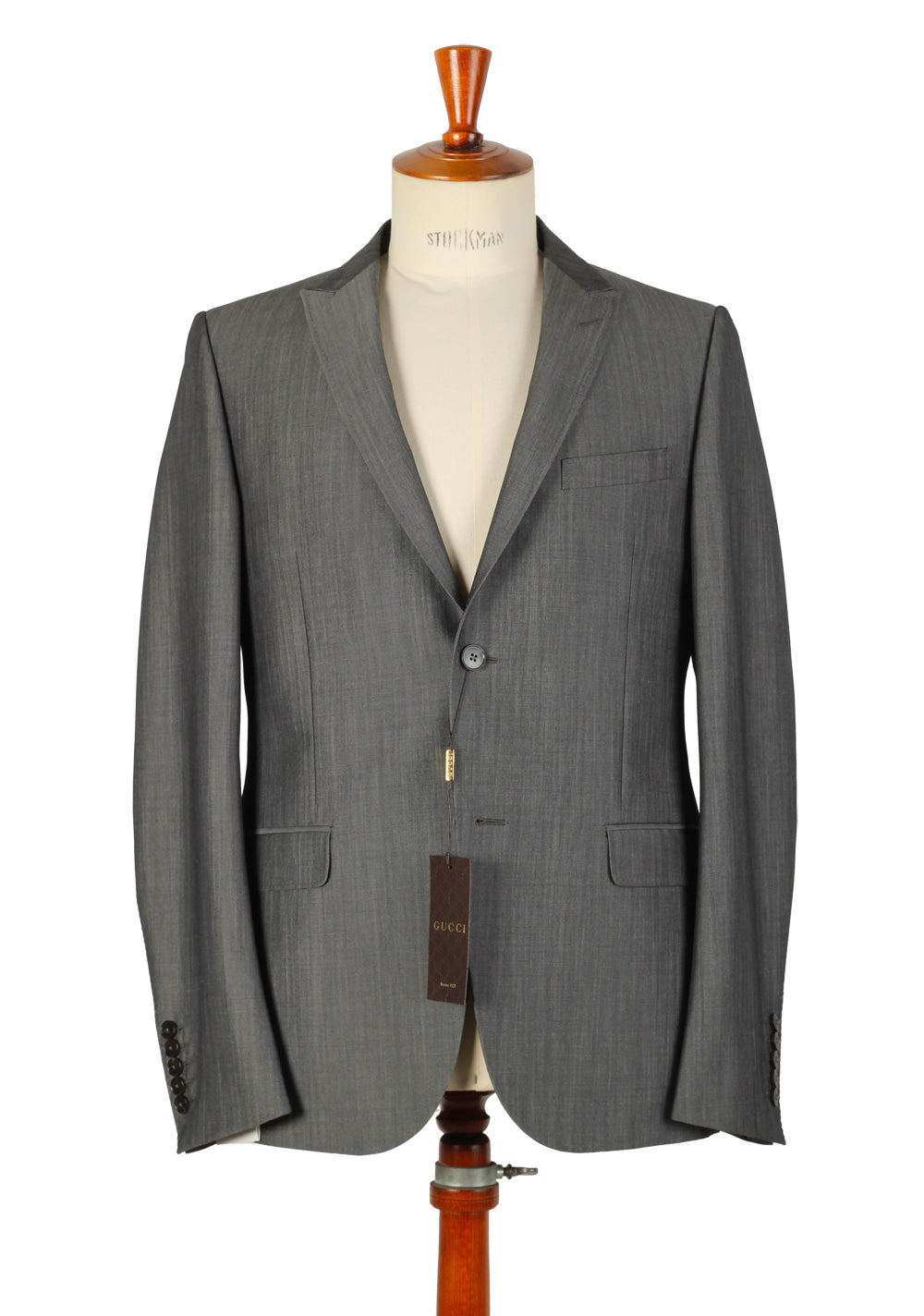 Gucci Gray Suit Size 50 / 40R U.S. Wool Mohair