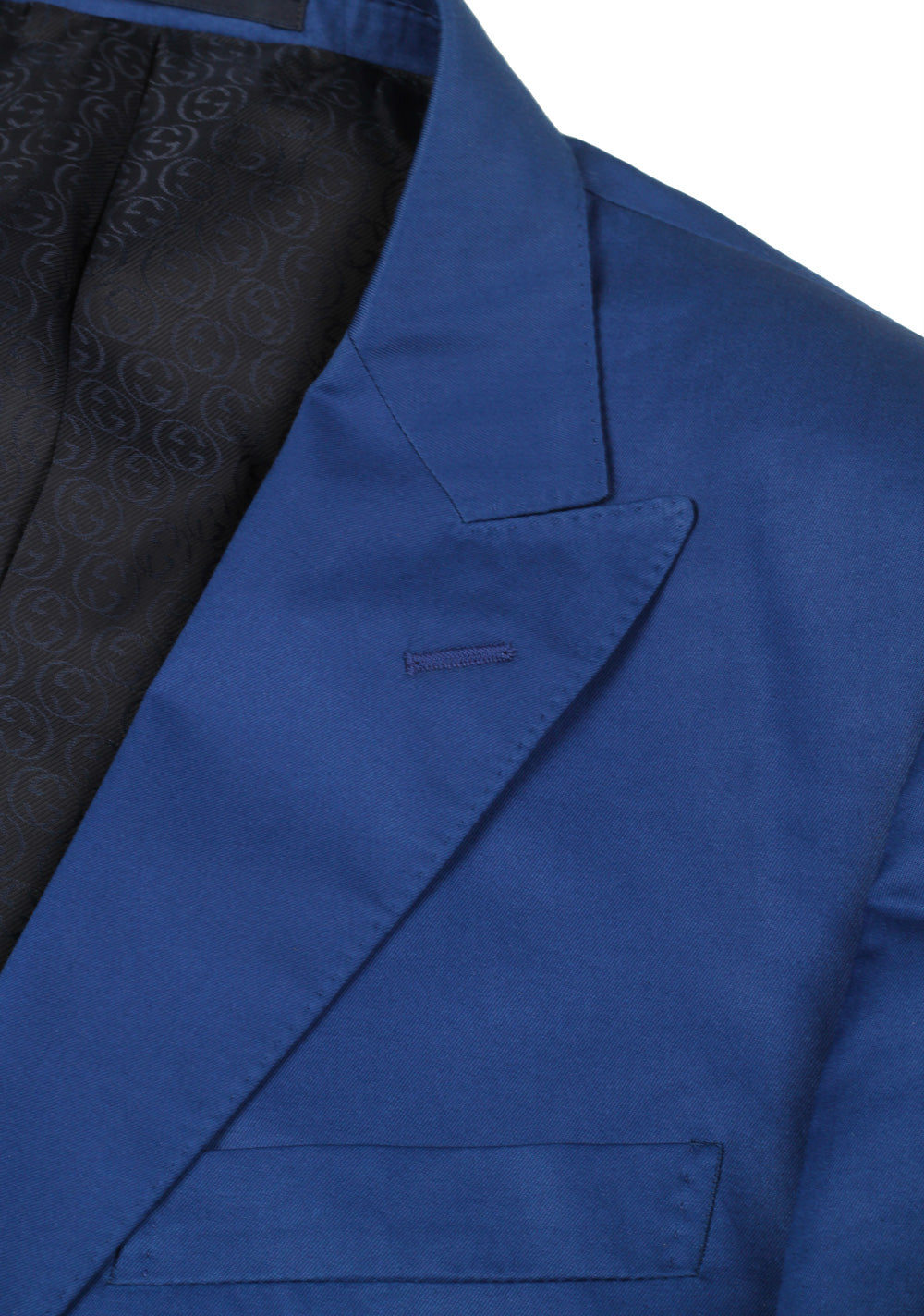 Gucci Royal Blue Suit Size 52 / 42R U.S. Cotton