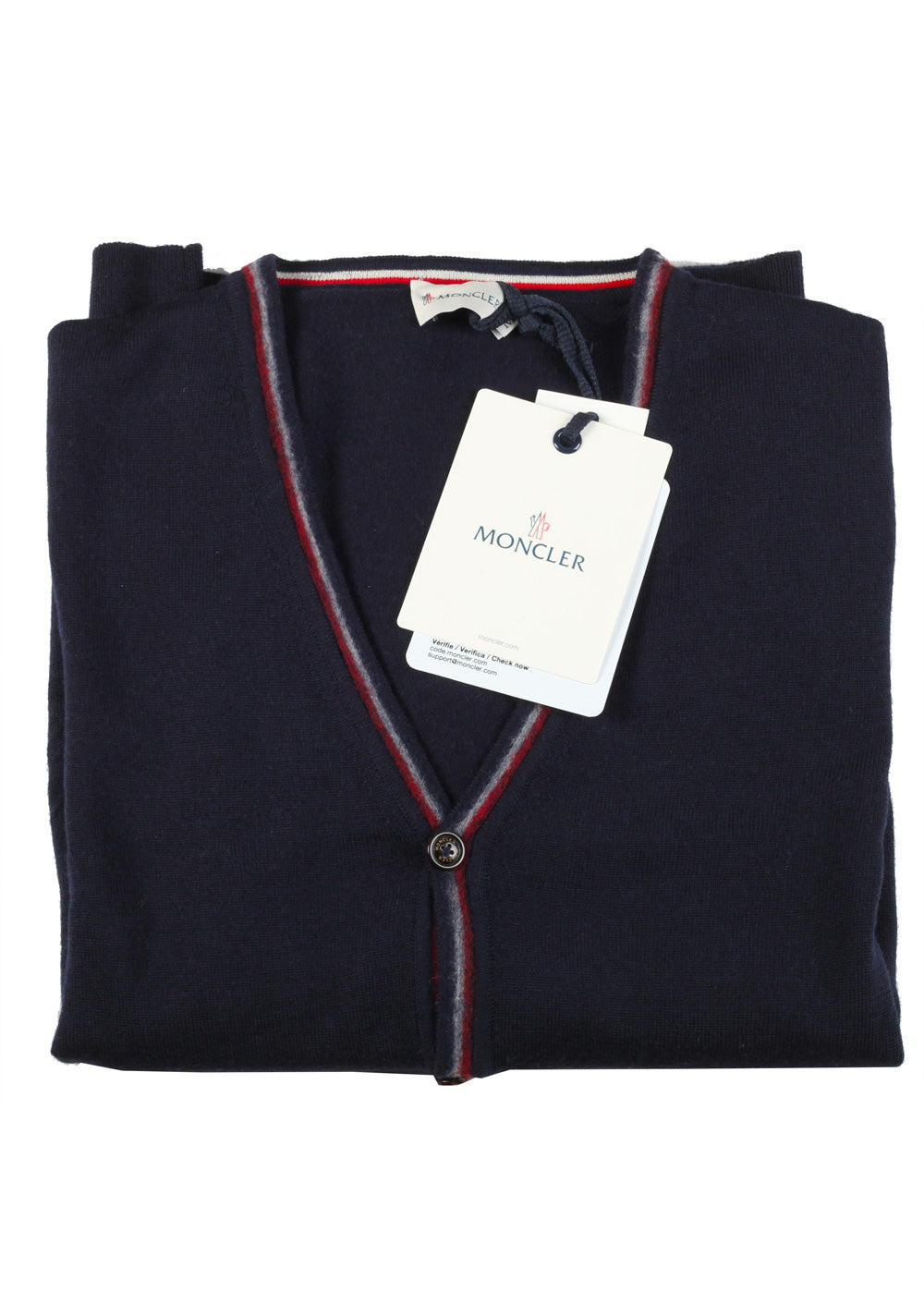 Moncler Maglione Cardigan Size S / 36R U.S. Navy