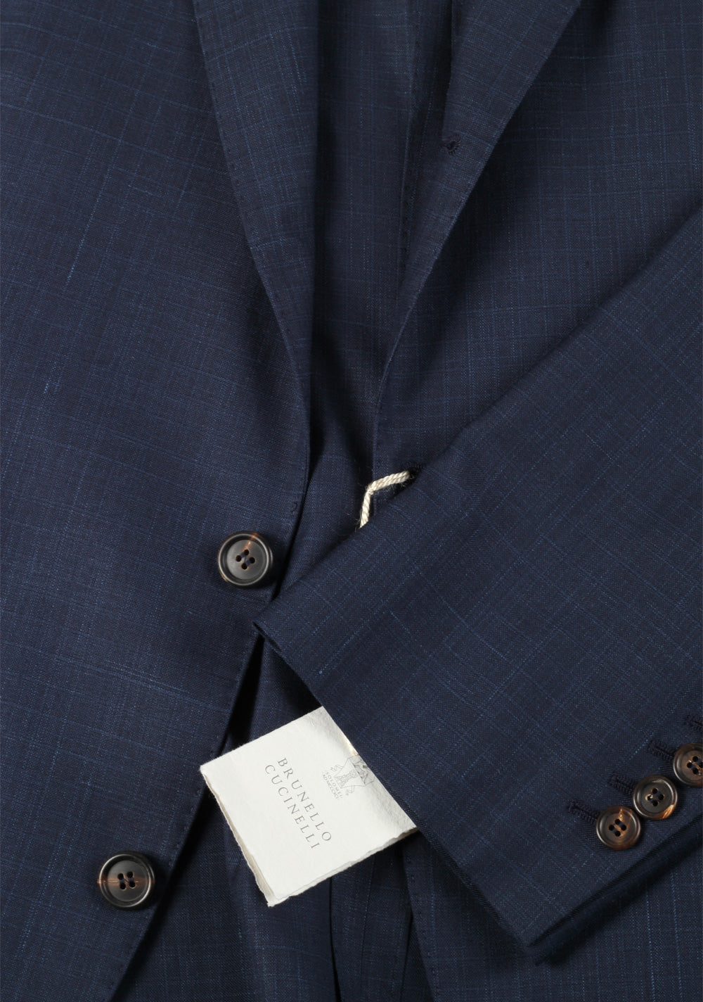 Cucinelli Blue Sport Coat Size 58 / 48R U.S. Wool Linen