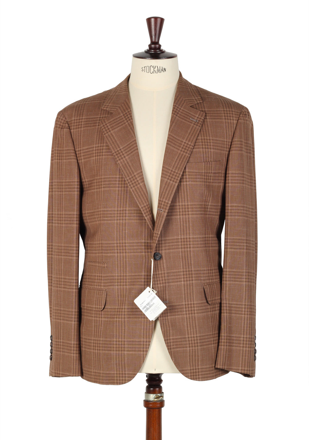 Cucinelli Beige Sport Coat Size 56 / 46R U.S. Wool Linen