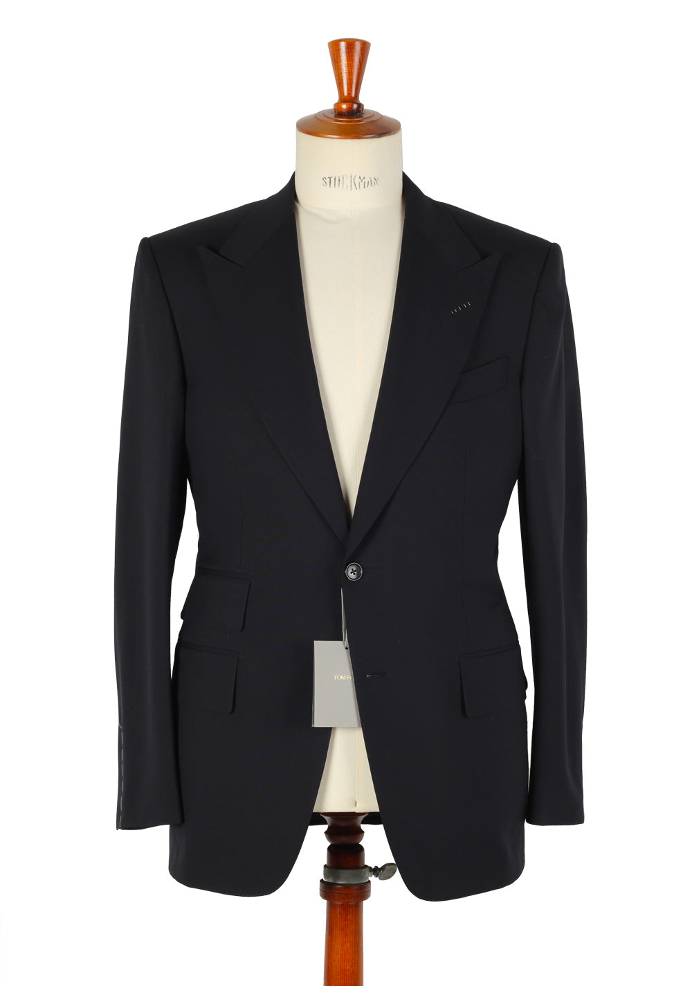 TOM FORD Navy Suit Size 48 / 38R U.S. Wool Base A
