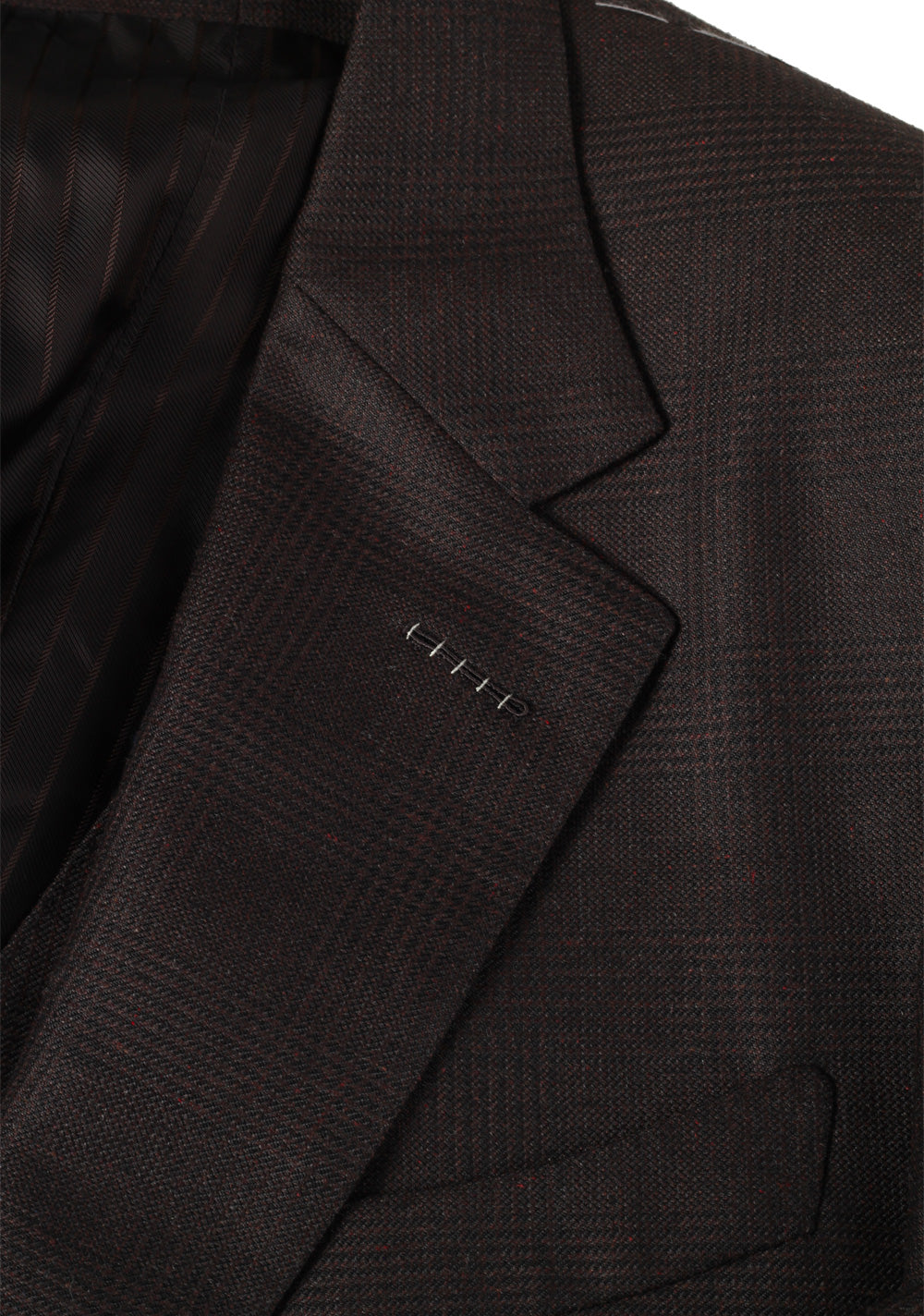TOM FORD Windsor Brown 3 Piece Suit Size 50 / 40R U.S. Mohair Silk Wool Fit A