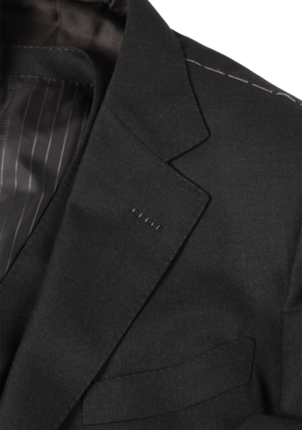 TOM FORD Charcoal 3 Piece Suit Size 50 / 40R U.S. Wool Base B