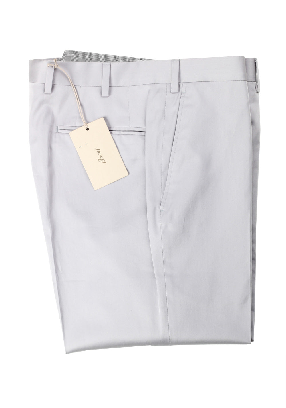 Brioni Silver Megeve Trousers Size 48 / 32 U.S.