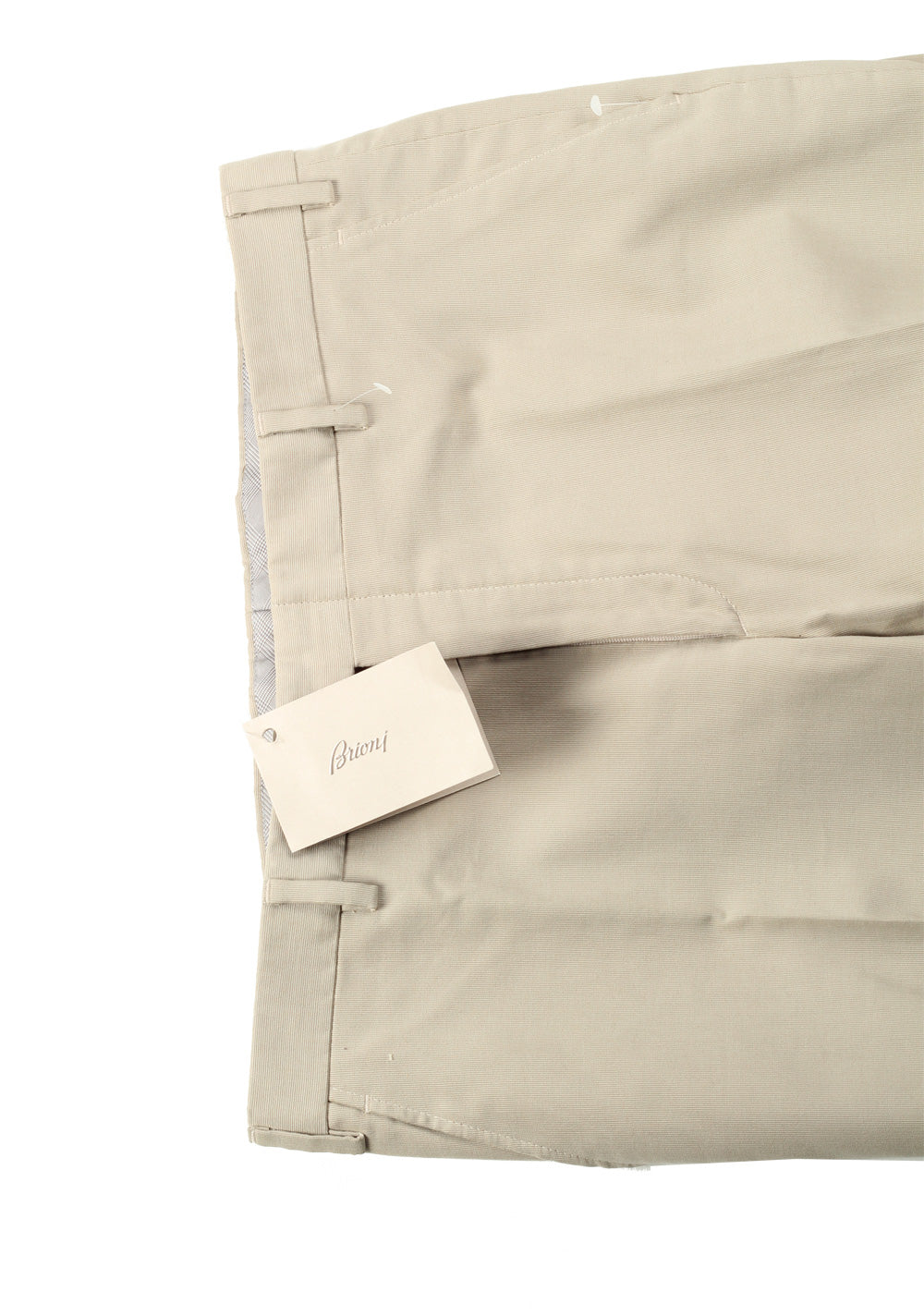 Brioni Beige Moena Trousers Size 50 / 34 U.S.