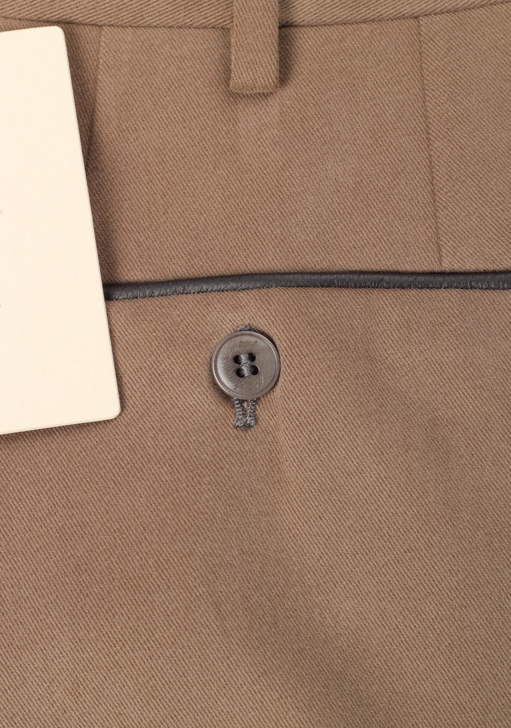 Brioni Beige Tigullio Trousers Size 58 / 42 U.S.