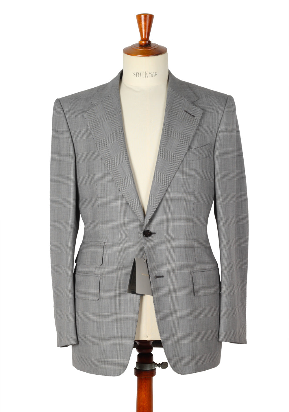 TOM FORD Gray Sport Coat Size 48 / 38R U.S. Base A