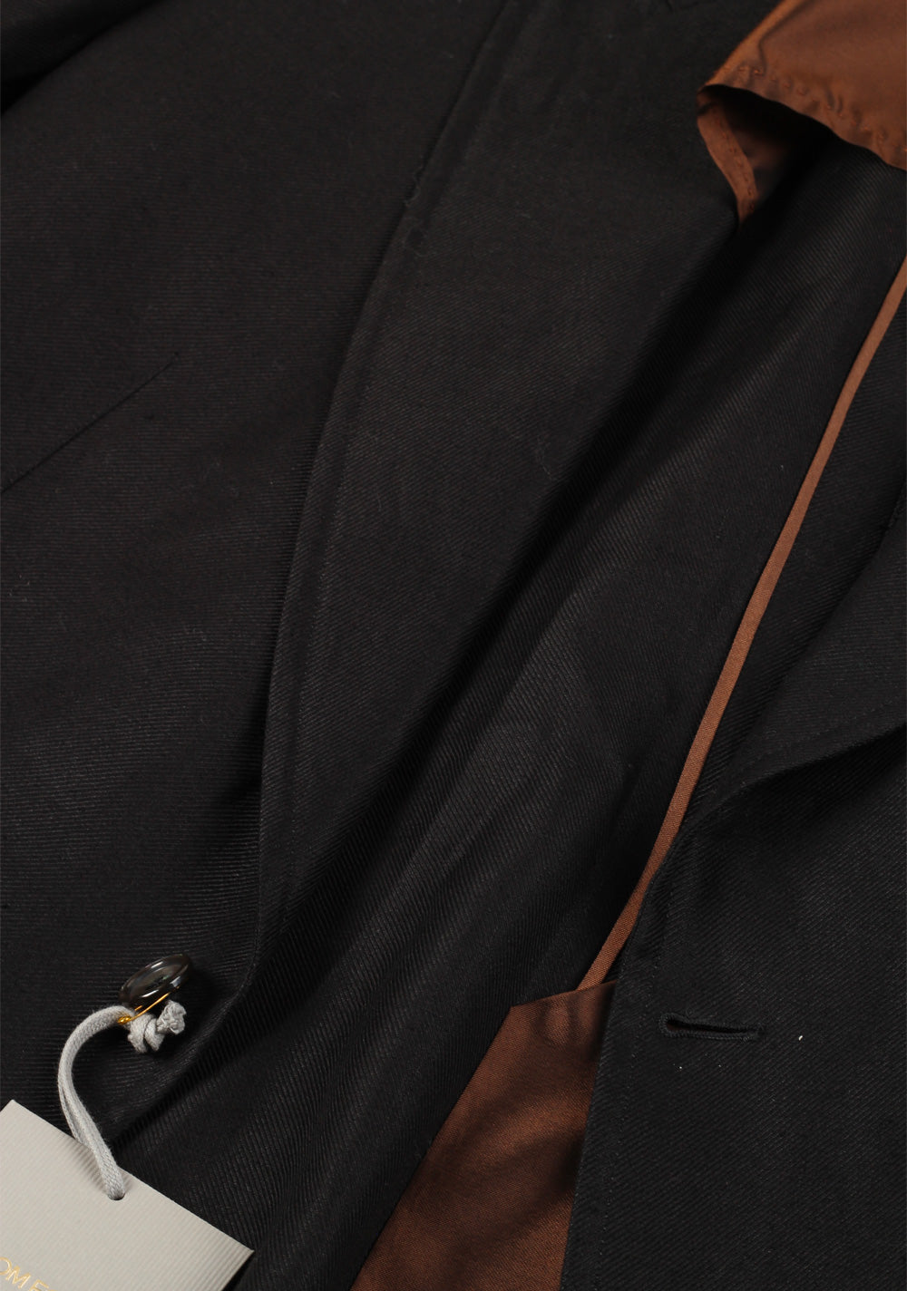 TOM FORD Spencer Black Sport Coat Size 56 / 46R U.S. Linen Base D