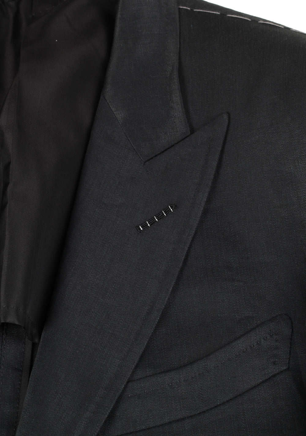 TOM FORD O'Connor Black Sport Coat Size 58 / 48R U.S. Linen Fit Y
