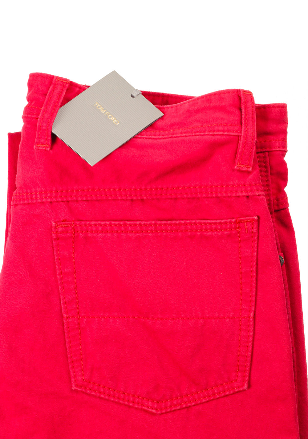 TOM FORD Red Jeans Trousers Size 48 / 32 U.S.