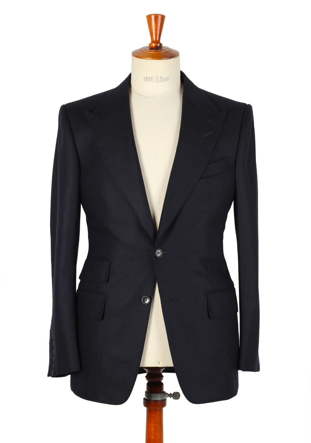 TOM FORD Navy Sport Coat Size 48 / 38R U.S. Wool Fit A