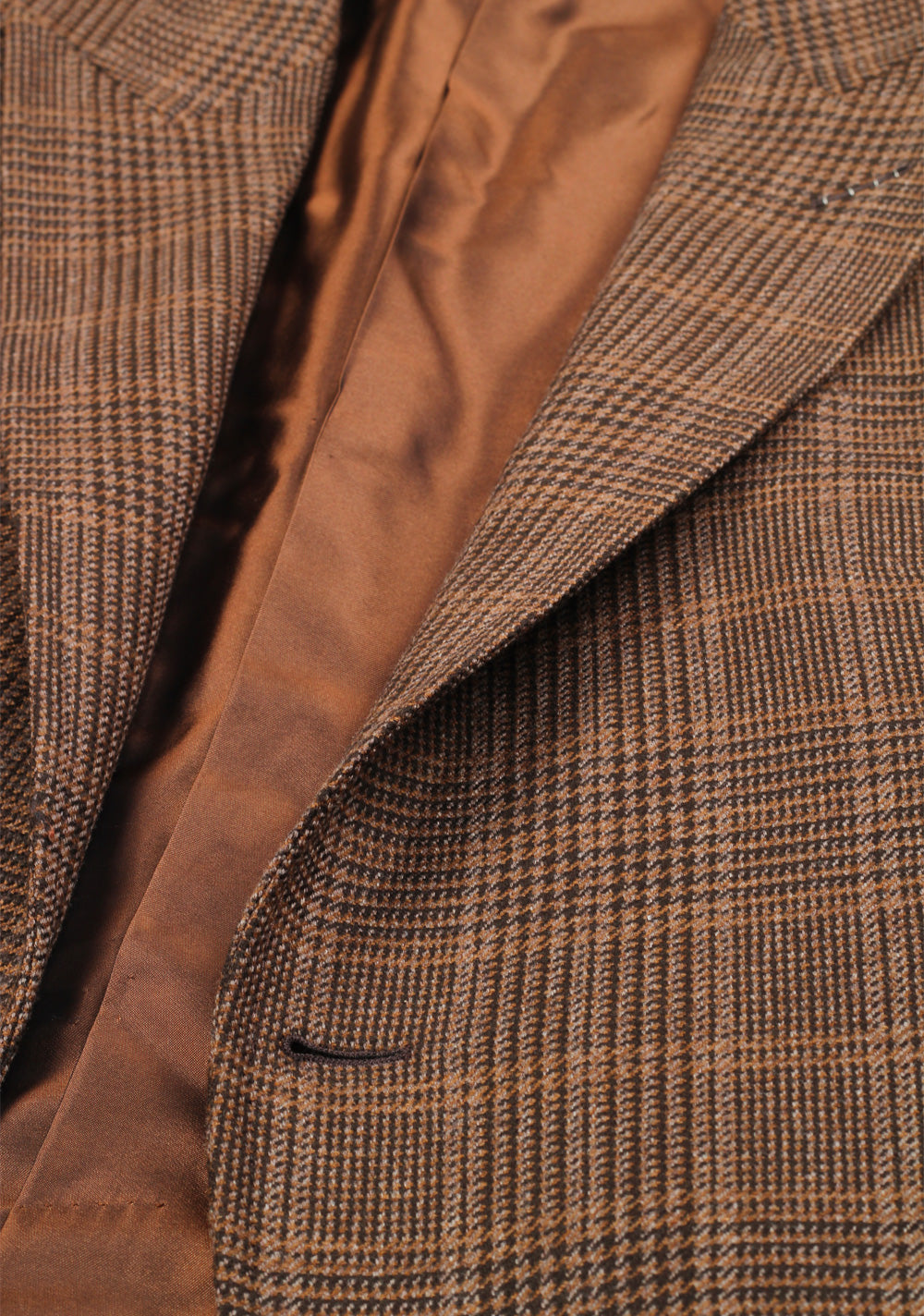 TOM FORD O’Connor Brown Checked Sport Coat Size 52 / 42R U.S. Wool Cashmere Silk Fit Y