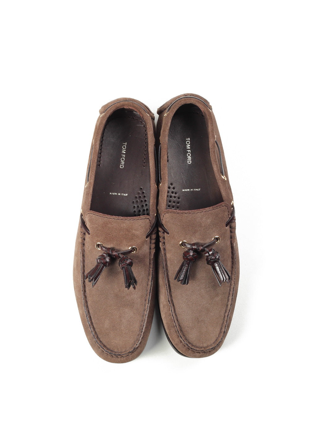 TOM FORD Grant Tassel Driver Shoes Loafers Size 8.5T Uk / 9.5T U.S.