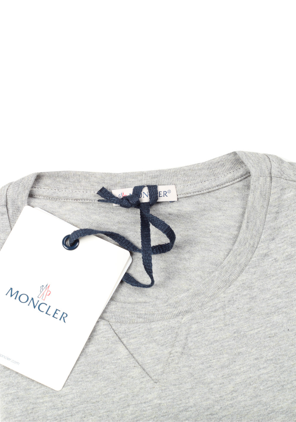 Moncler Crew Neck Tee Gray Shirt Size M / 38R U.S.