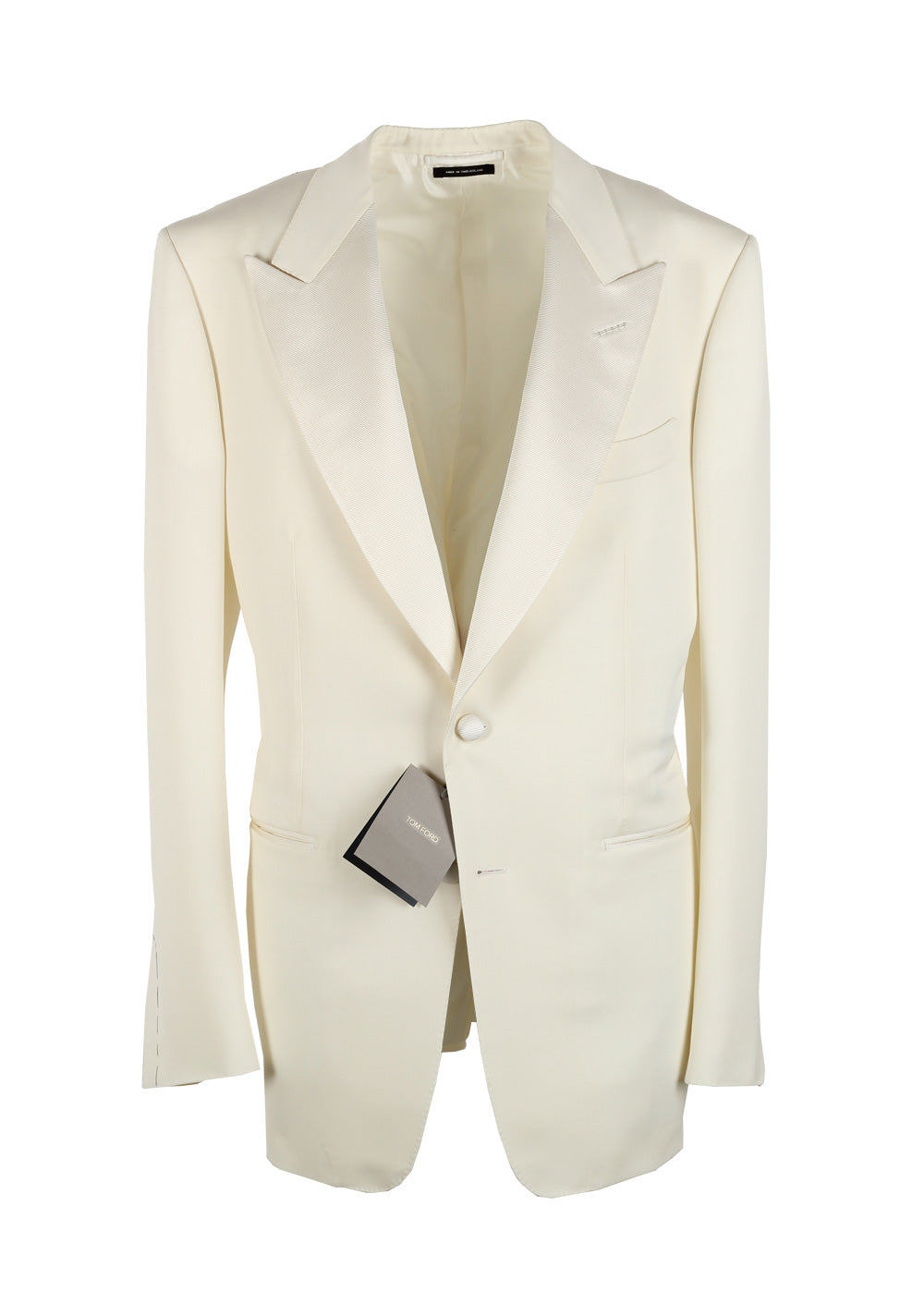 TOM FORD Windsor Off White Sport Coat Tuxedo Dinner Jacket Size 54L / 44L U.S. Fit A