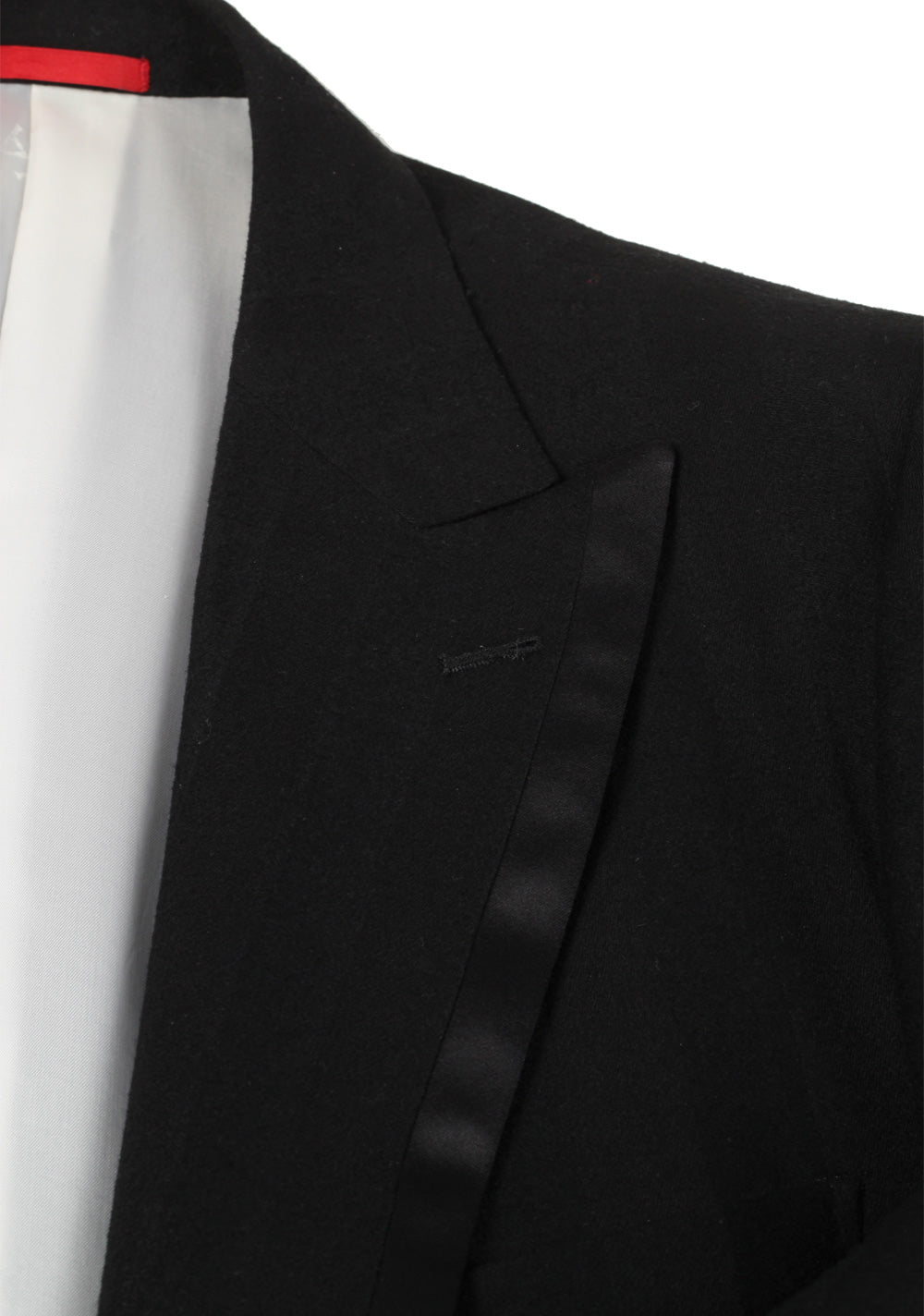 Isaia Black Tuxedo Smoking Suit Size 54L / 44L U.S. Base Vegas
