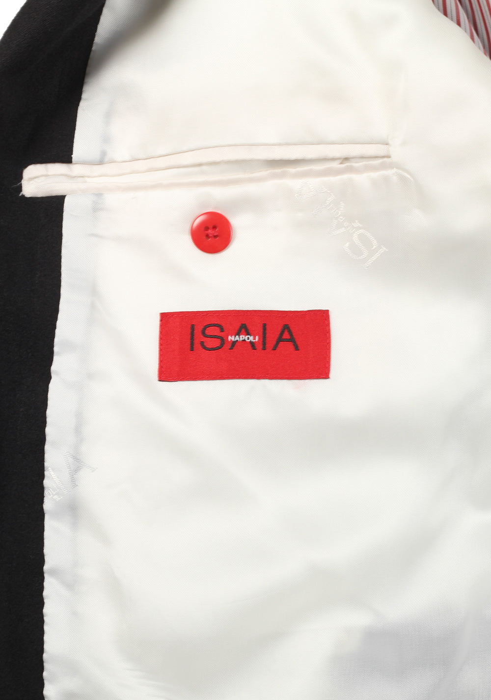 Isaia Black Tuxedo Smoking Suit Size 54L / 44L U.S. Base Vegas