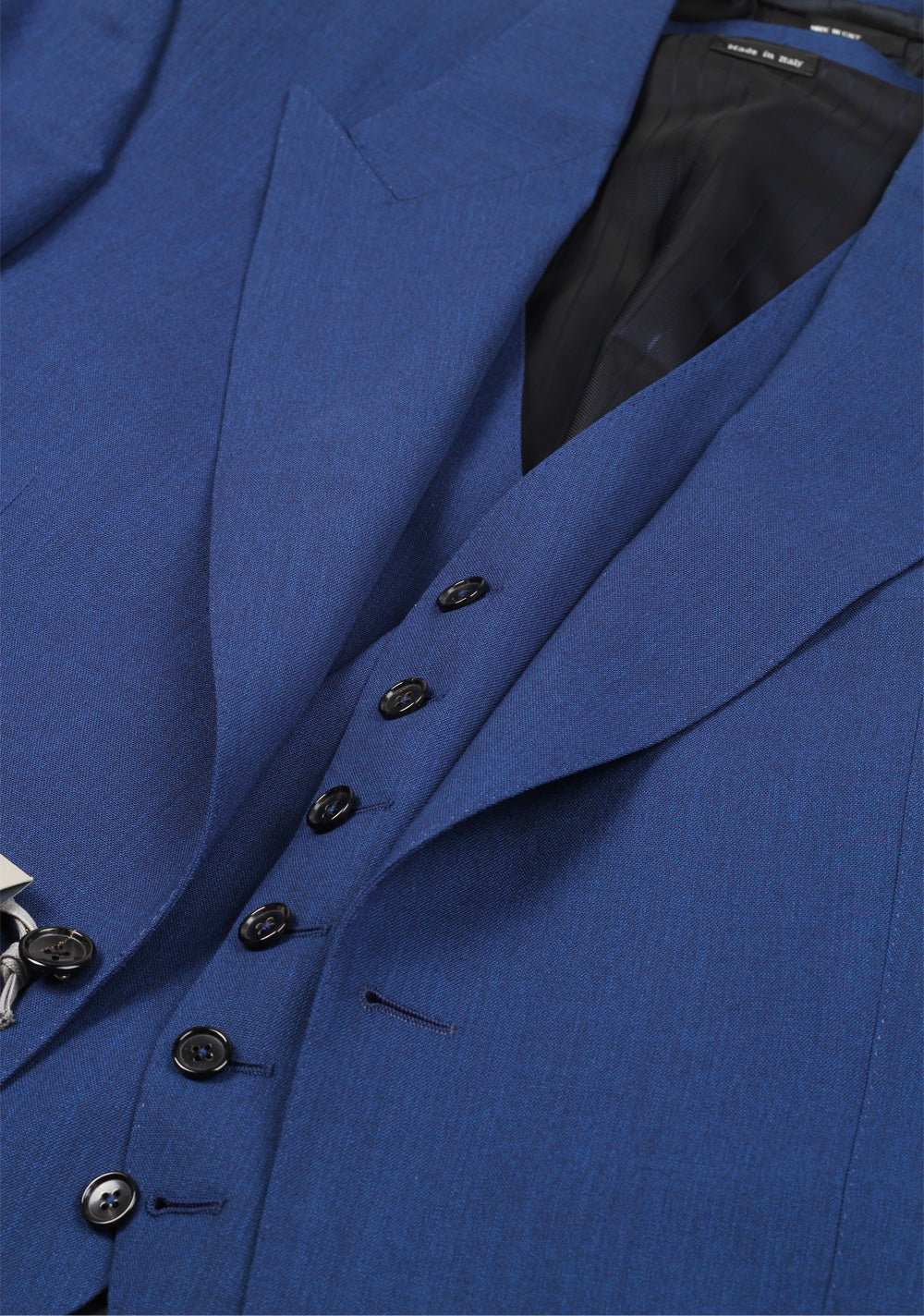 TOM FORD Windsor Royal Blue 3 Piece Suit Size 46 / 36R U.S. Wool Fit A